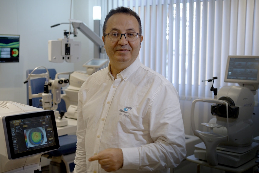 Dr. Ahmad Zaben, especialista en salud visual y optometría en Figueres